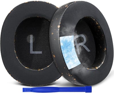 Dailygoods - SOULWIT Verkoelende Gel Oorkussens Vervangen voor Turtle Beach Stealth Pro Draadloze Gamingheadset, Earpads Cushions met Ijszijdestof, Schuim met Hoge Dichtheid