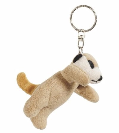 8x Pluche Stokstaartjes knuffel sleutelhangers 6 cm - Speelgoed dieren sleutelhangers
