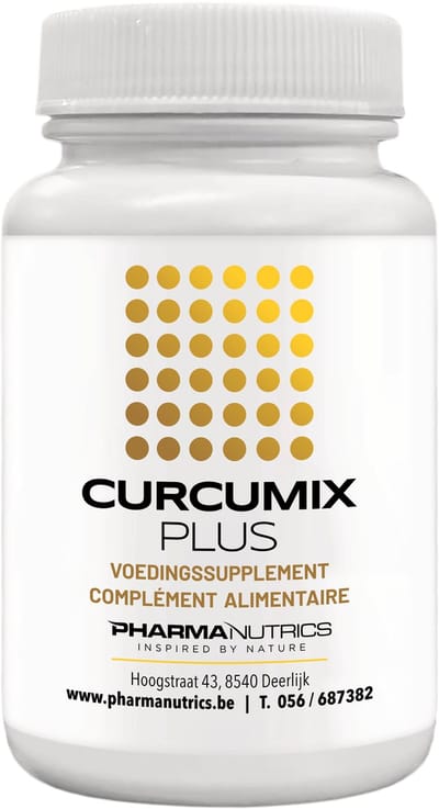 PharmaNutrics Curcumix Plus 60 Tabletten⎮Ondersteunt uw spieren & gewrichten⎮Natuurlijke ontstekingsremming met Curcuma, Boswellia, Ribes Nigrum