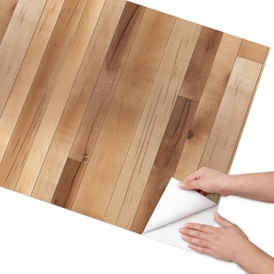 Coloray Meubel Wrap Folie - Bruin Meubelfolie - 75x150 cm - Plakfolie Meubels Houtstructuur - Decoratiefolie Zelfklevend - Klassiek Meubelfolie - Meubelfolie Zelfklevend - Badkamer decoratie - Texturen