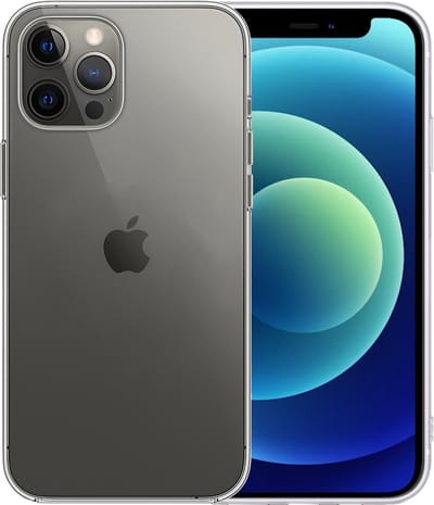Hoesje - Geschikt voor Apple iPhone 12 Pro - Sterk & Shockproof - Siliconen Case - Hoes Cover - Telefoonhoes - Transparant