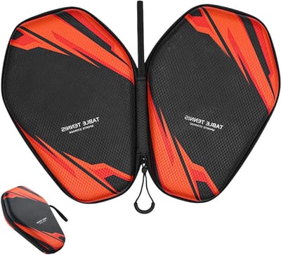 Tafeltennis Batjeshoes - Pingpong Tas - Sport Opslag - Schokbestendig EVA Materiaal - 18x27x52 cm - Zwart