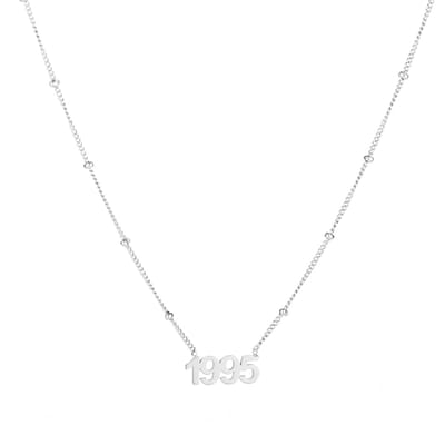 Go Dutch Label Collier open dicht vlinder hangend Silver N2221-1