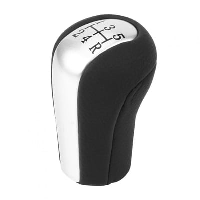 JHUBERS- Versnellingspook Knop - 5 Versnellingen - Zwart PU Leer - Geschikt voor Avensis/Verso/Yaris - 103 gram - 90 dagen garantie - Shifter