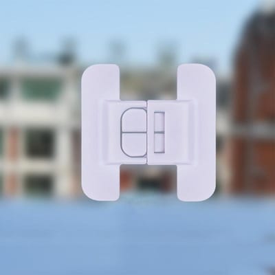 Serrure de sécurité pour réfrigérateur et armoire, verrou de porte, protection de sécurité pour enfants, distributeur d'eau anti-ouverture gray
