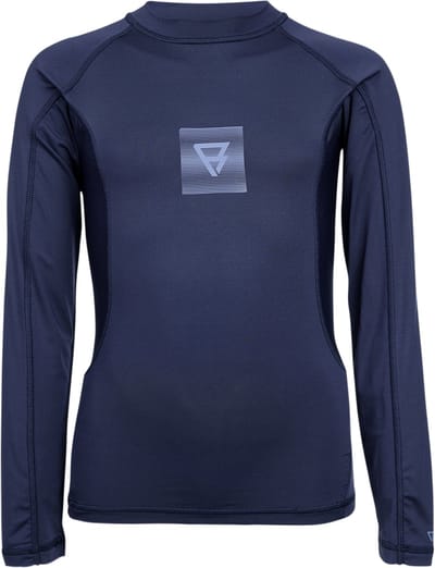 Brunotti - Brushieldy - Rashguard Indigo Blue - Jongens - UV-shirt UPF 50+ - Sneldrogend - 152