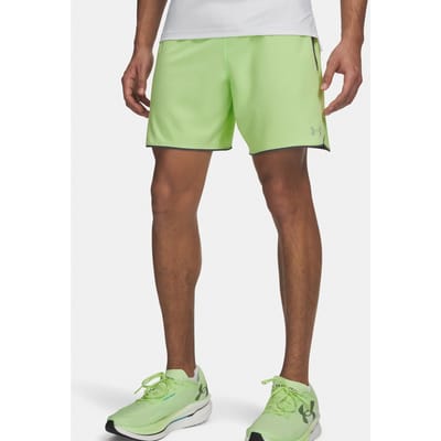 Under Armour Velociti Pro 7in  Hardloopshorts Heren-neongroen, zilver