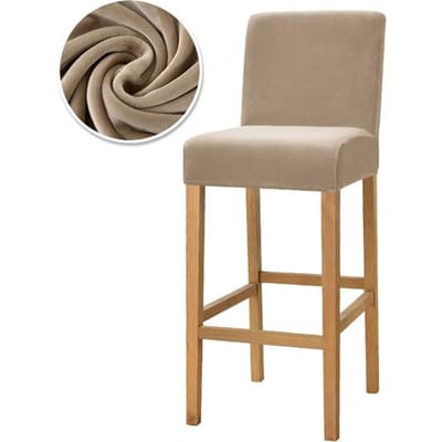 Fluwelen Stof Stoelhoezen Zittinghoezen Stretchhoes Hotel Banket Eetkamer Stoelhoes Fauteuil 1 2 4 6 Stretch Bar Leorate voor Thuis 1 Piece
