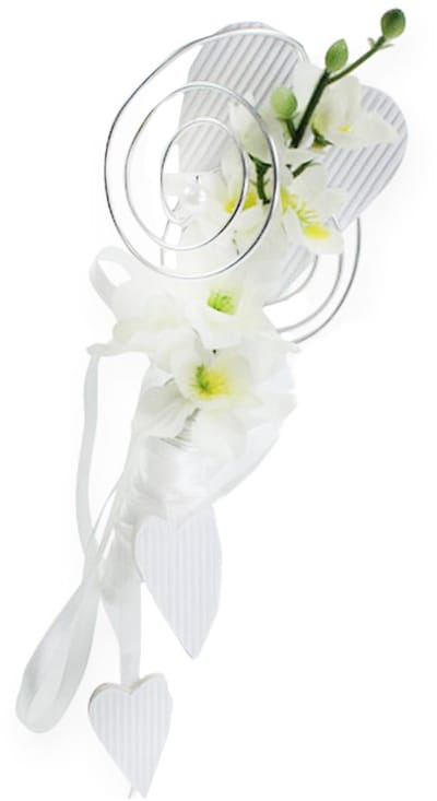 Bankhanger met buis en hart, 18 cm, 6 stuks