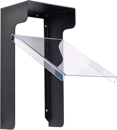 Deurbel Regenhoes - Waterdicht Schild - Bescherming Buiten - Duurzaam Ontwerp - Universele Pasvorm - Transparant