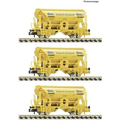 Fleischmann 6660172 N 3-delig Set: Zwenkdakwagen „SKW Piesteritz”