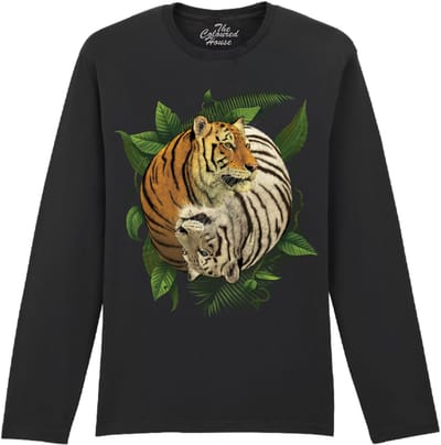 Tijger Tiger Yin Yang The Coloured House Longsleeve T-shirt XXL