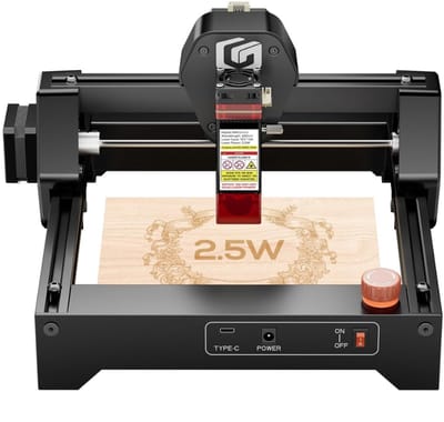 AHD® Laser Graveermachine - Laser Cutter - Lasergraveermachine - Zwart - 29cm x 29cm x 17cm