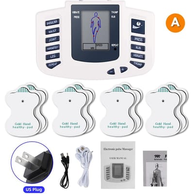 8 Modus EMS Acupunctuur Lichaamsmasseur Elektrische Spierstimulator Fysiotherapie Tens Digitale Puls Massagemachine Gezondheidszorg Ontspanning