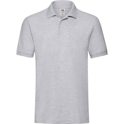 Fruit of the Loom Heren Premium Piqué Poloshirt (Heide Grijs)