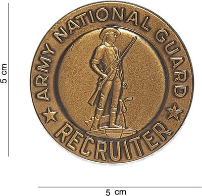 Embleem metaal National guard recruiting pin