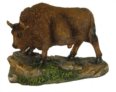 PIA Soft Toys - Bizon beeld - 8 cm
