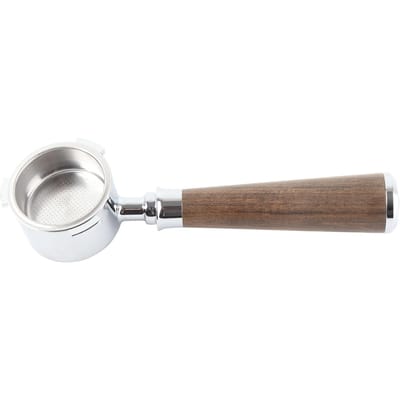 Bodemloze Portafilter 51mm Bodemloze Filterhandgreep Zinklegering Koffiemachine Handgreep voor DELONGHI L gray