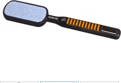 Ioxio - Keramische Voetvijl - Great Touch - Professionele Dubbelzijdige Voetvijl - Oranje - Steellengte 21,5 cm, vijloppervlak 7,7 x 3,5 cm
