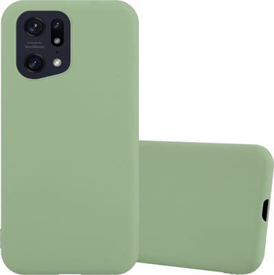 Cadorabo Hoesje geschikt voor Oppo FIND X5 PRO in CANDY PASTEL GROEN - Beschermhoes gemaakt van flexibel TPU silicone Case Cover