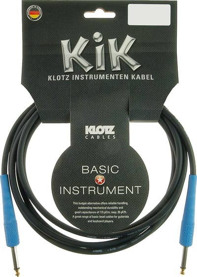 Klotz KIKC3.0PP2 instrumentkabel 3 m - Instrumentenkabel