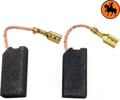 Koolborstelset voor Black & Decker frees/zaag DN17 - 6,30x12,5x25mm