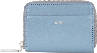 JOOP! Leren Portemonnee Lantea Blocking Aena Purse Midblue Blauwgrijs