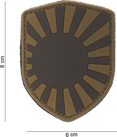 101 Inc Embleem 3D Pvc Schild Japanse Oorlog Desert  10015