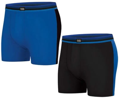 ATLAS FOR MEN - Set van 2 sportieve boxershorts met stretch - Heren - Verkrijgbaar in grote maten - XL