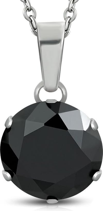 Amanto Ketting Cuno Black - 316L Staal - ∅10mm - 45cm