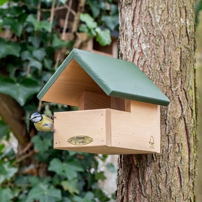 CJ Wildlife Nestkast - New-Mexico - Halfopen Nestkastje voor o.a. Vliegenvanger, Roodborst & Winterkoning - Houten Vogelhuisje - FSC-gecertificeerd