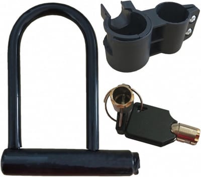 Fiets U-slot - Stevig slot - Diefstalpreventie - Gehard staal - 198 cm - Zwart