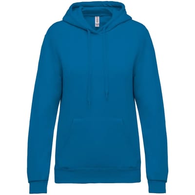 Kariban Eco damessweater met capuchon K473 - Tropical Blue - XS