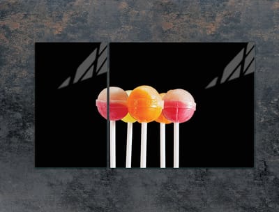 TMK ArtDeko Lizaki Collectie - Glazen Beschermplaat - 90x52cm - Veelzijdig - Kunstzinnig Ontwerp