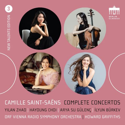 Yilan Zhao, Hayoung Choi, Ilyun Bürkev, Arya Su Gülenç, ORF Vienna Radio Symphony Orchestra & Howard Griffiths - Saint-Saëns: Complete Concertos 3 (CD)
