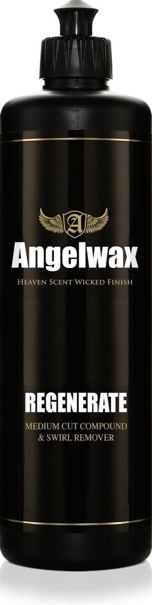 Angelwax Regenerate 500ml, Medium cut Swirl Remover Compound - Geschikt voor alle laksoorten - voor het verwijderen van medium tot zware krasjes, swirls, aantastingen, oneffenheden en schuurplekken tot 2500 grid..