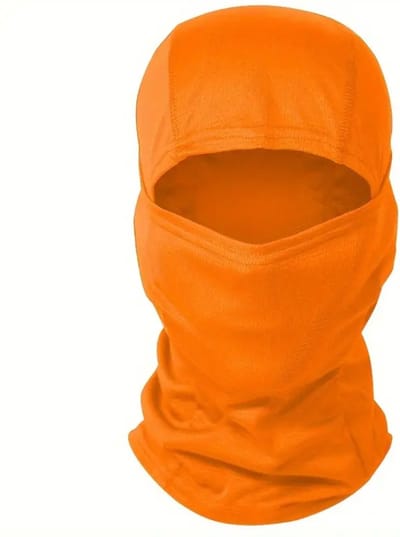 Livano Winter Masker - Balaclava - Ski Mask - Ski Masker - Bivakmuts - Full Face Mask - Oranje