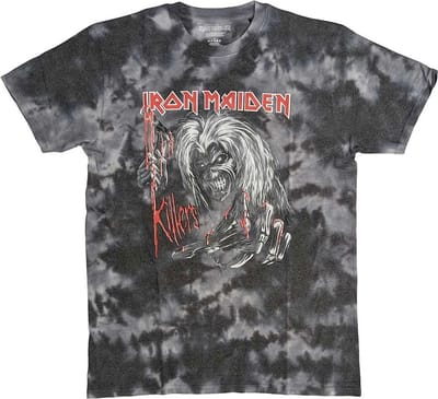 Iron Maiden - Ed Kills Again Heren T-shirt - M - Zwart/Grijs