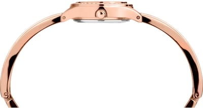 Timex Timex Women's Analog Quartz Analoog Horloge Roségoudkleurig Behuizing Gemaakt Van 100% Legering En Een Armband Van 100% Legering 10 mm TW2T57900AJ