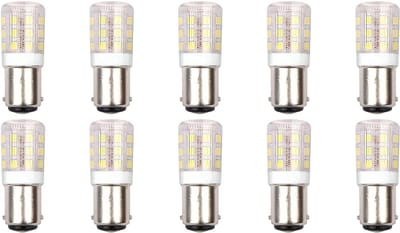 SPL Ba15d LED Lamp 3W - Neutraal Wit - 250lm - LED Buislamp T18 - 10 Stuks