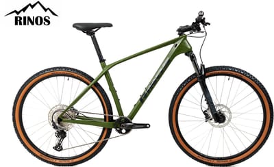 RINOS Gaia2.0 - Carbon MTB - Koolstofvezel Mountainbike- Shimano Deore - 12 versnellingen - ROCKSHOX Recon RL Remote - Schwalbe 29x2.25 Banden - 29*19