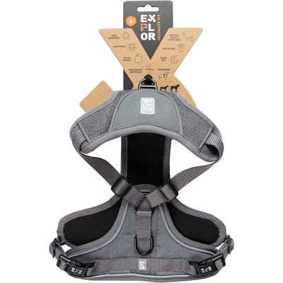 Duvoplus - Hondentuigje - Hond - Ultimate Fit No-pull Harnas Safety Xs - 20-40cm - 37-45cm Silver Reflective - 1st