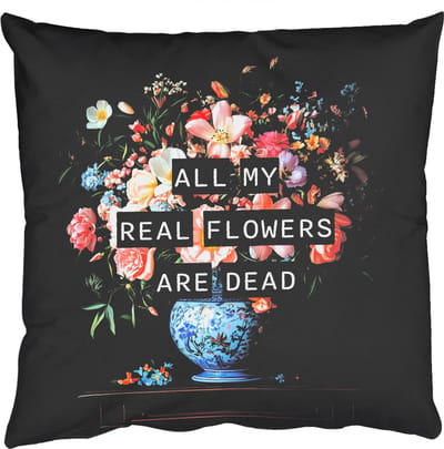 Sierkussens - Kussentjes Woonkamer - 50x50 cm - Bloemen - Art - Pastel - Quotes