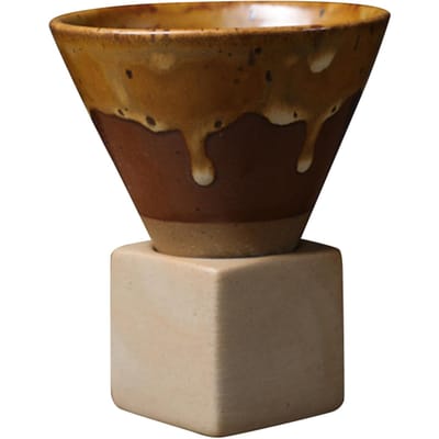 200ml Japanse Aardewerk Mok Koffiemok Latte Kop met Onderzetter Keramische Mok