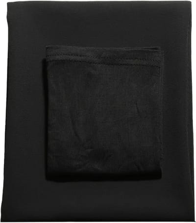 Bovista Hoofddoek - Hijab - Dames - Abaya - Sjaal - Islamitische Kleding - Moslim Kleding - Alhamdulillah - Zwart