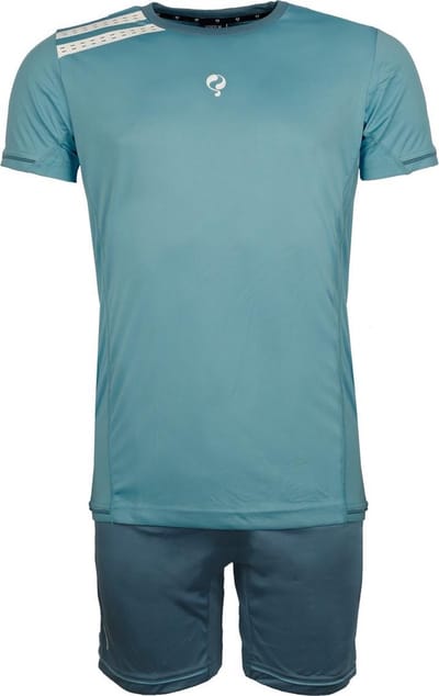 Q1905 / Quick - Trainingsset - Vloet - Lichtblauw / Wit  - Maat S