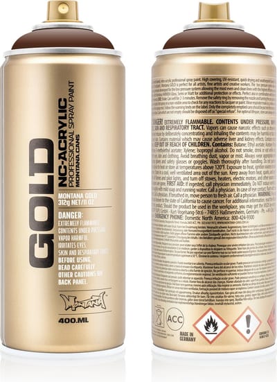 Spuitbusverf Bruin | Spray Paint | Verfspray | Zijdeachtige afwerking | Diverse oppervlakken | 400 ml | 1 stuk