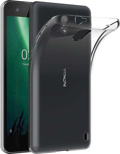 Hoesje voor Nokia 2 backcover Shockproof siliconen Transparant