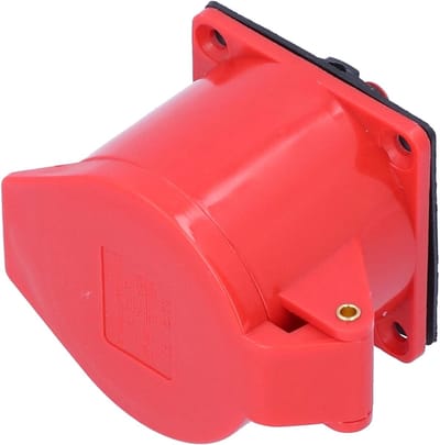 32A 220-380V/240-415V 5-Pin 3-Fase Waterdichte Stopcontact voor Industrie en Landbouw, Geschikt voor Professioneel Gebruik en Buiteninstallaties