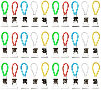 Dailygoods- Theedoekclip 30 Stuks - Handdoek Clips - Compact en Duurzaam - Sterke Grip - Voor Ophangen - Geschikt voor Droge Opslag - Handdoekclip